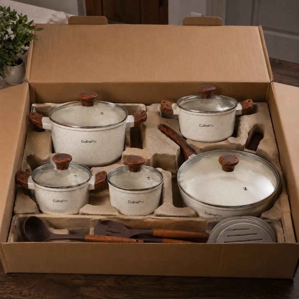 CulinaPro set completo 12 pezzi nella confezione originale